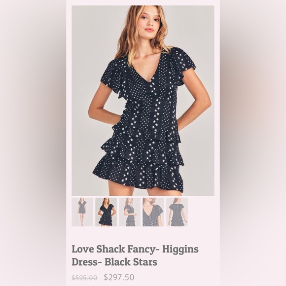 Love Shack Fancy - Higgins Mini Dress - Size 12, NWT - Picture 2 of 3